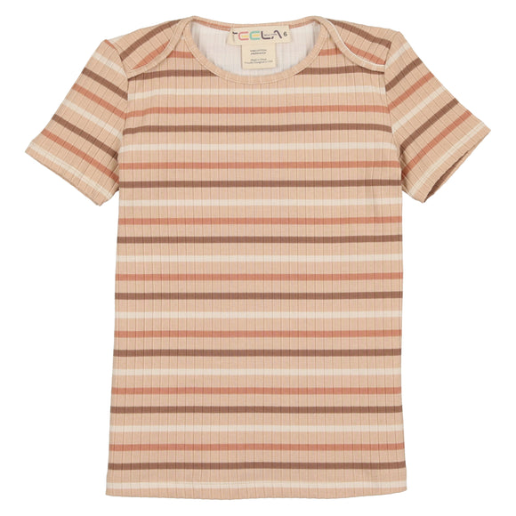 Striped Boy's Tshirt - NEUTRAL STRIPE
