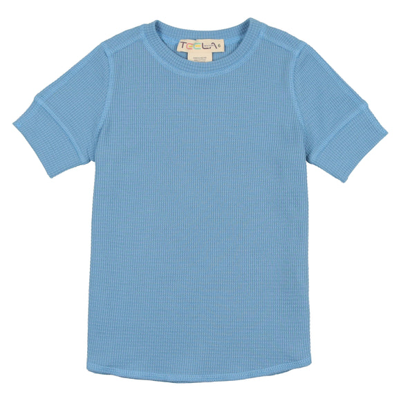 Waffle Boy's Tshirt - POWDER BLUE