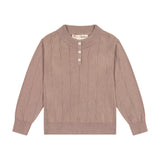 POINTELLE boy's top - CLAY