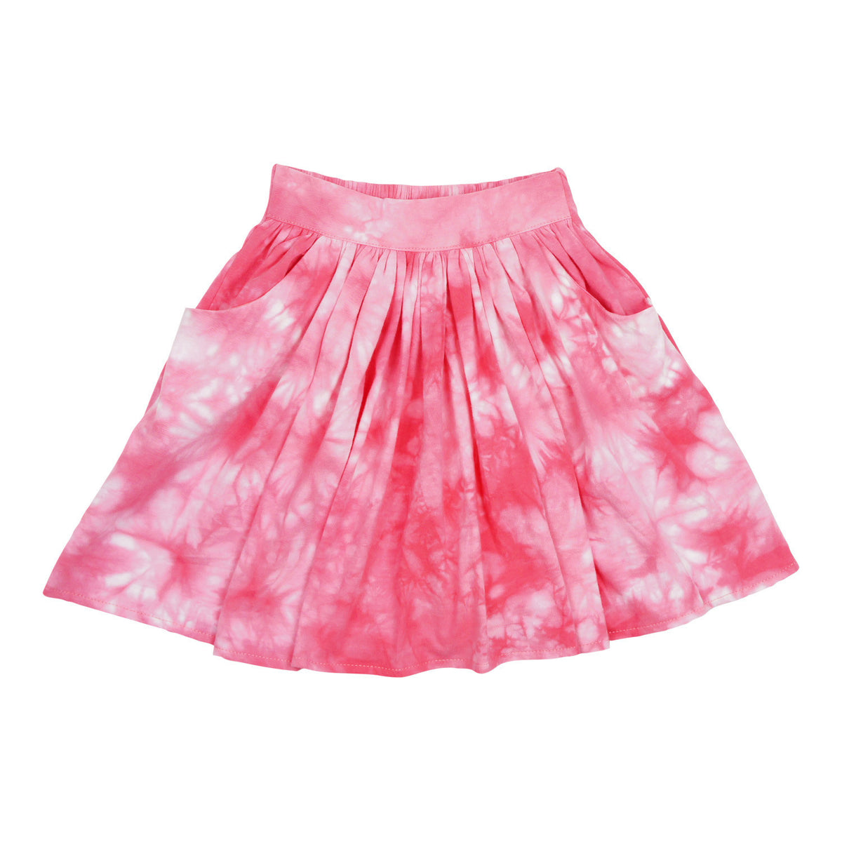 Teela Girls Pink Tie Dye Skirt