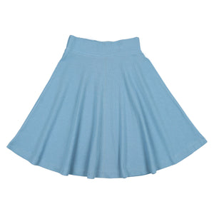 Rib Skirt - POWDER BLUE