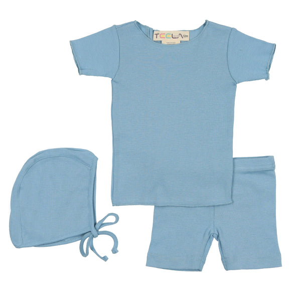 Rib Baby Set - POWDER BLUE