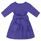 LEAH Fit and Flare Dress - PERIWINKLE - FINAL SALE