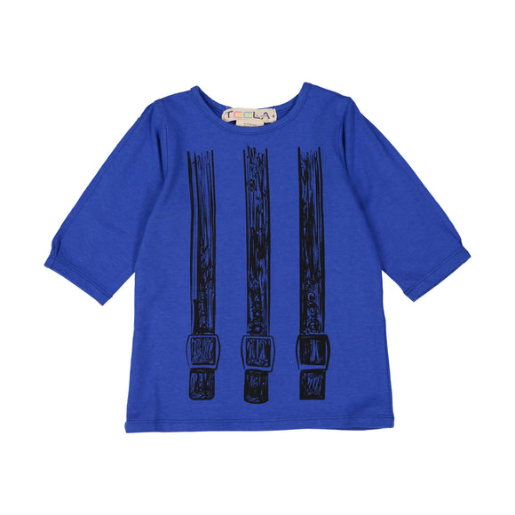 BELT Girl's Tshirt - Dazzling Blue