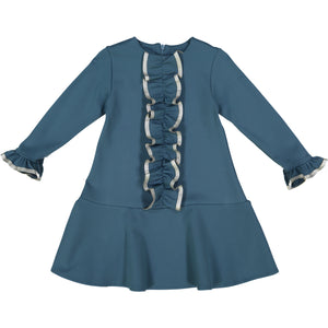 CLARA Drop Waist Ruffle Dress - Twilight - FINAL SALE - sizes 4,7 remaining