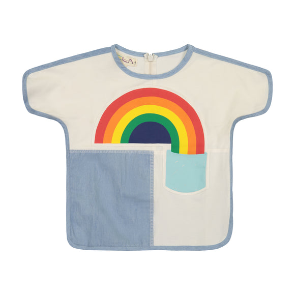 RAINBOW Boy's Color Block Tshirt - runs a full size small, size up