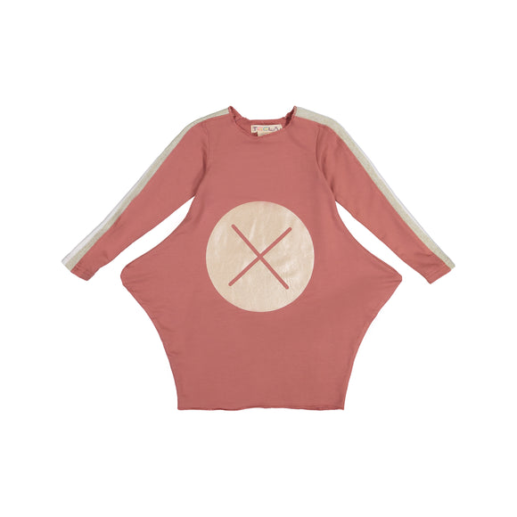 LILY X Marks the Spot Triangle Dress - Dusty Rose - FINAL SALE