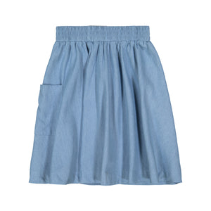DENIM 1-Pocket Skirt - Light Denim