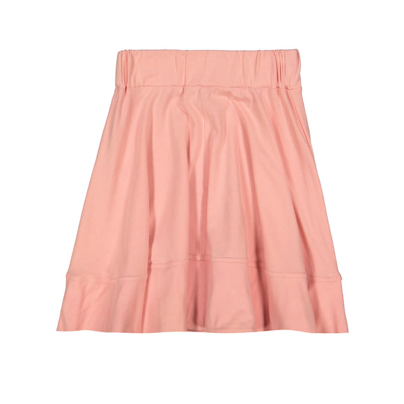 BASIC KNIT Circle Cut Solid Skirt - Soft Pink - FINAL SALE