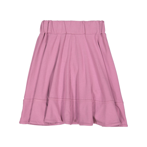 BASIC KNIT Circle Cut Solid Skirt - Orchid - FINAL SALE