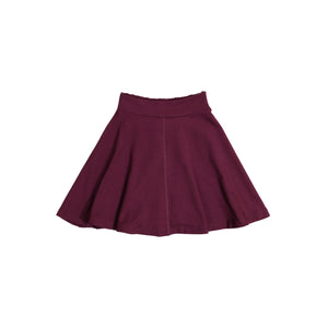 KNIT Circle Skirt - Plum - FINAL SALE