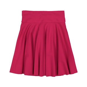 PONTE Circle Skirt - Fuchsia - FINAL SALE