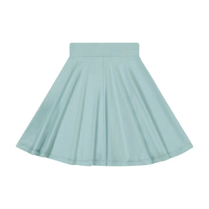 Basic Knit Circle Skirt - eggshell blue