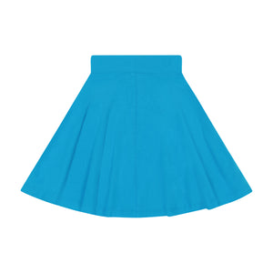 Basic Knit Circle Skirt - turquoise