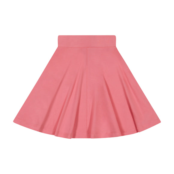 Basic Knit Circle Skirt - pink lemonade