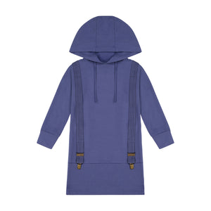 Hoodie Suspender Dress - Moonlight