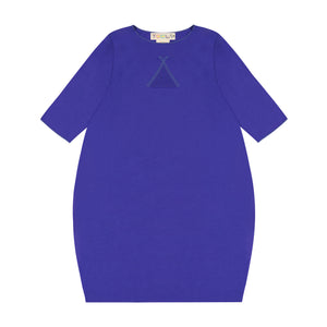 SOLID basic bubble dress - PERIWINKLE