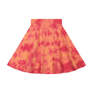 X-stitch Tie Dye Girl's Skirt - bubble pink