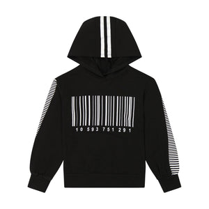 BARCODE hoodie bubble top