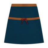Color Block Skirt - TEAL