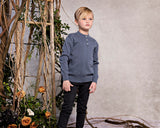 POINTELLE boy's top - TEAL