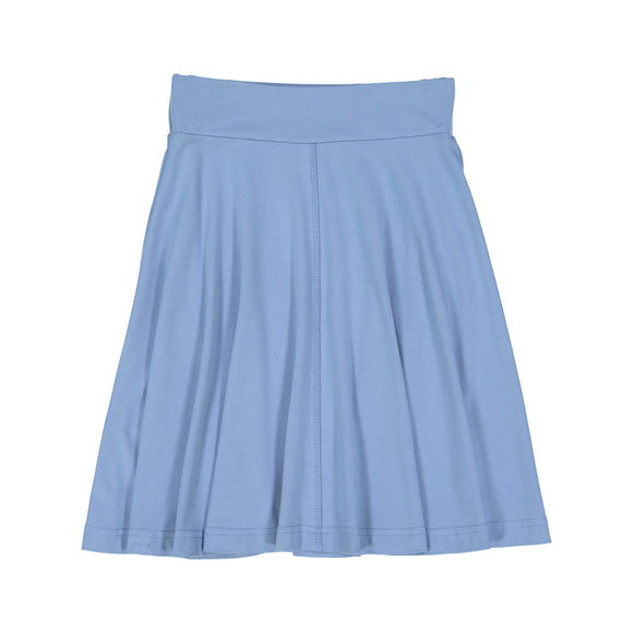 BASIC KNIT Circle Skirt - Blue Denim - FINAL SALE