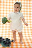 BEN Baby Boy Stitch Overlay Top- artichoke - FINAL SALE