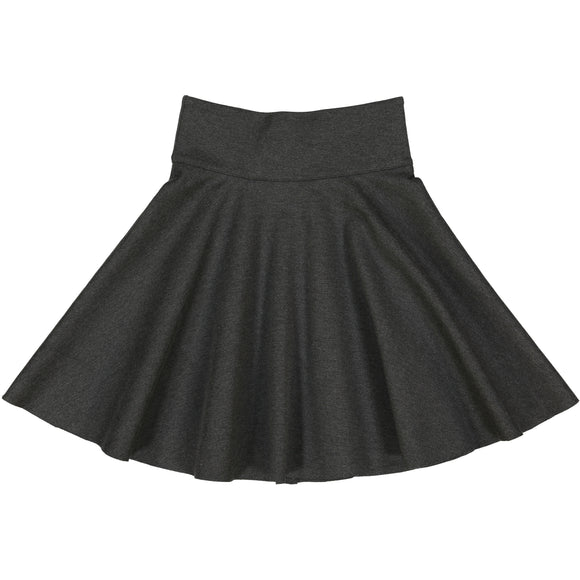 PONTE Circle Skirt - Charcoal Grey - FINAL SALE