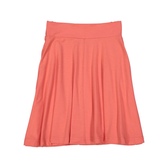 BASIC KNIT Circle Skirt - Peach - FINAL SALE