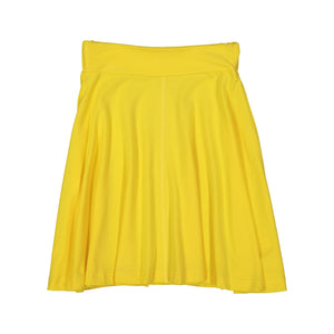BASIC KNIT Circle Skirt - Yellow - FINAL SALE