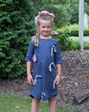 STRAIGHT Bow Dress - FINAL SALE
