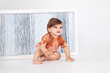 X-stitch Tie Dye Baby Set - natural