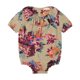 Baby Collar Romper - large floral