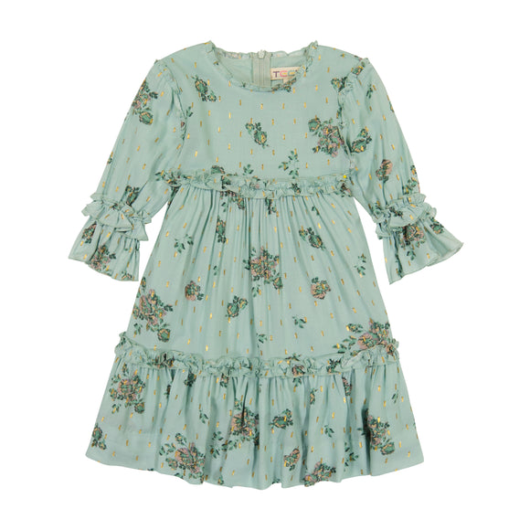Tiered Ruffle Dress - FLORAL