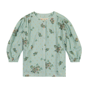 Girl's Gathered Top - FLORAL