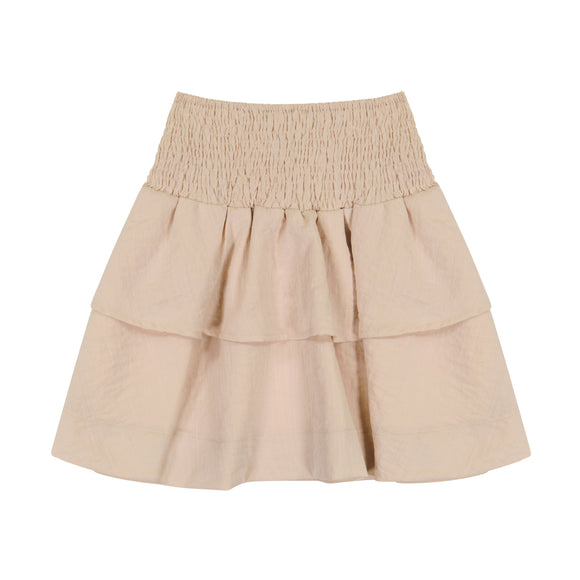 ROSE Half Fur Skirt with Collar - Merlot/Black - FINAL SALE – TeelaNYC