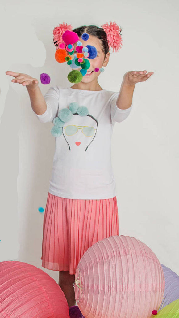 Chiffon sales coral skirt