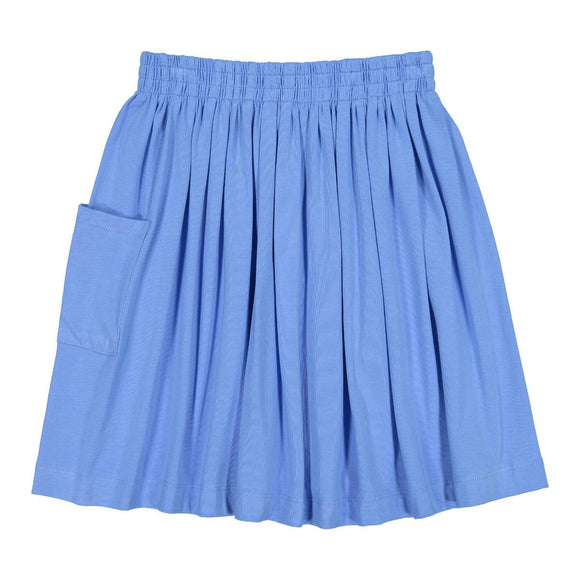 Teela Girls' 1 Pocket Robin Blue Skirt