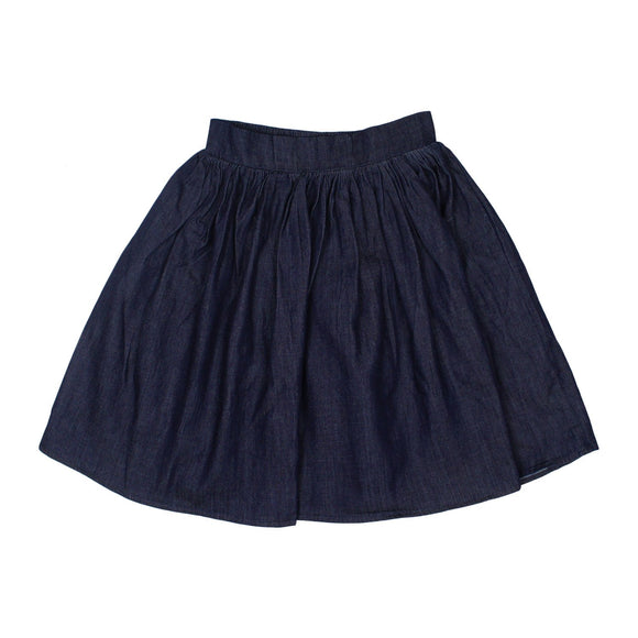 Teela Girls' Denim Basic Skirt
