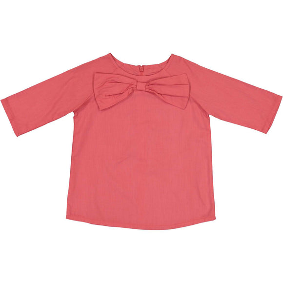 FAY Bow Hot Pink Solid Shirt