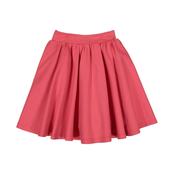 Teela Girls' GRACE Hot Pink Ponte Circle Skirt