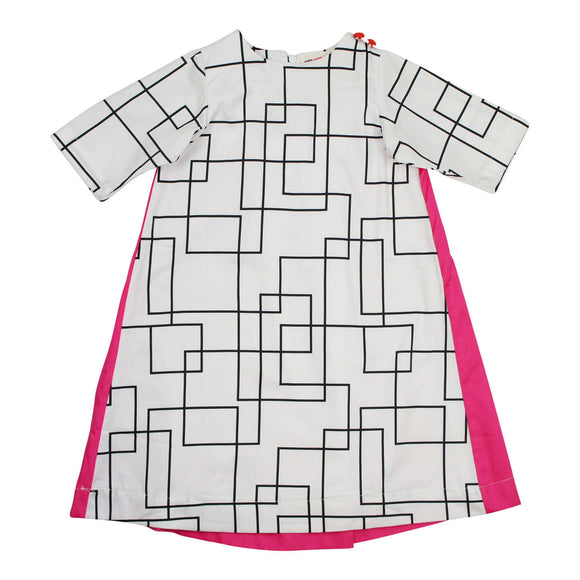 Teela Girls' Geometric Shift Dress
