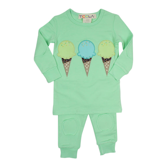 Teela Green Ice Cream Loungewear