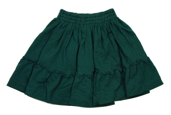 Teela Hunter Green Ruffle Skirt - Young Timers Boutique
