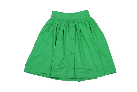 Teela Knit Button Green Skirt - Young Timers Boutique
