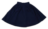 Teela Navy Ponte Circle Skirt - Young Timers Boutique
