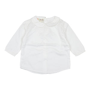 Teela Peter Pan Girls White Top - Young Timers Boutique
