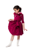 Teela Raspberry Fit and Flare Dress - Young Timers Boutique
 - 3