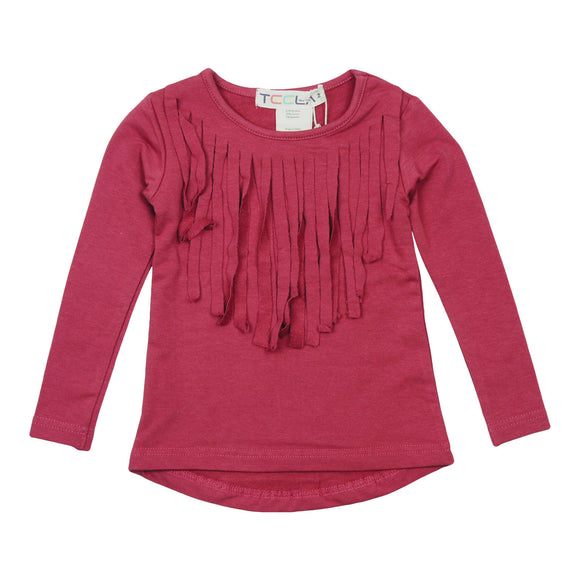 Teela Rose Fringe T-shirt - Young Timers Boutique
