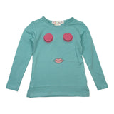 Teela Sea Green Face T-shirt - Young Timers Boutique
 - 2